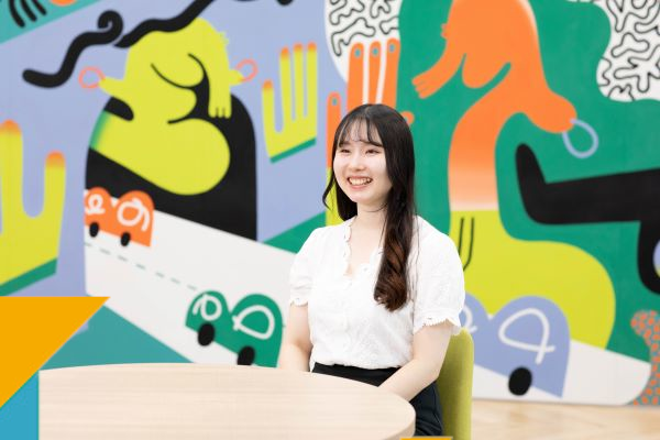 東山さん、対談の様子